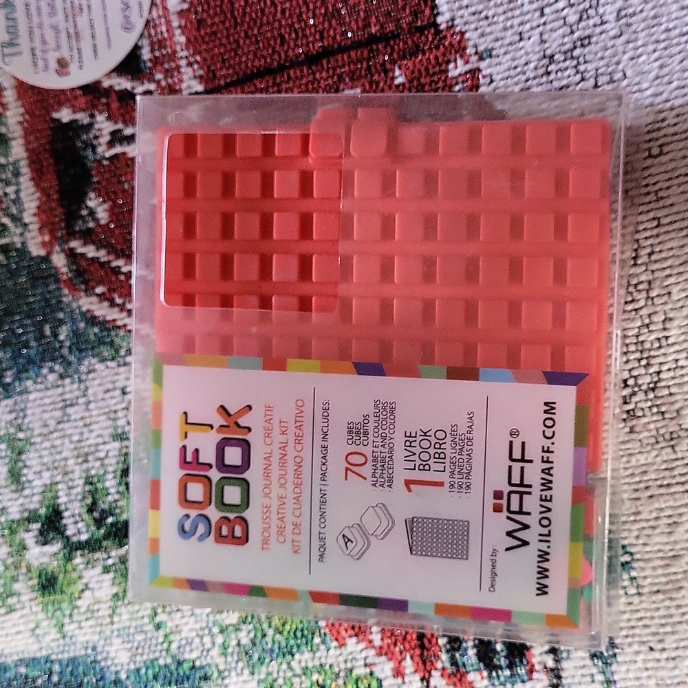 - Waff  jourmal duo so cool make your own  journal plus pen it's orange